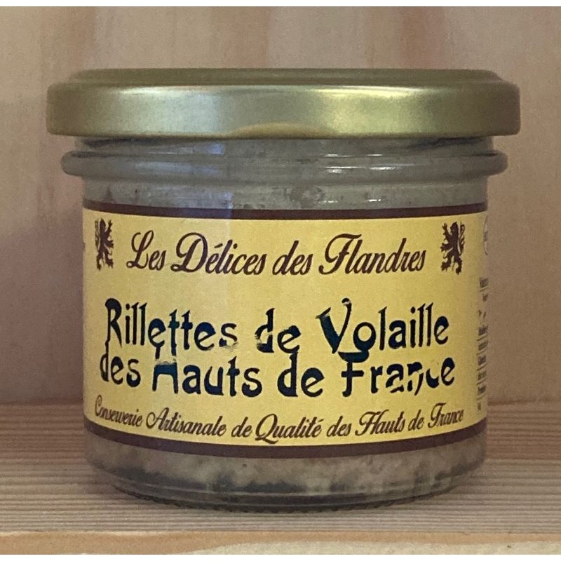 RILLETTES de Volailles des Hauts de France 90gr _ LDF