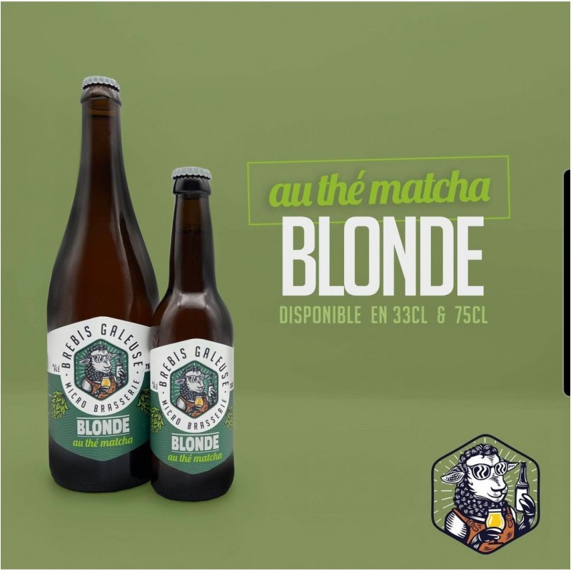 BREBIS GALEUSE  Blonde au Thé MATCHA  5° _ 33cl VP