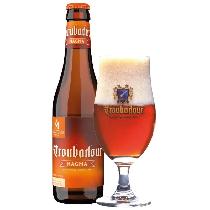 TROUBADOUR MAGMA Bière Ambrée Triple IPA 9° _ 33cl