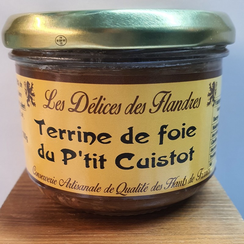 TERRINE DE FOIE DU P'TIT CUISTOT 130GR _ LES DELICES DES F