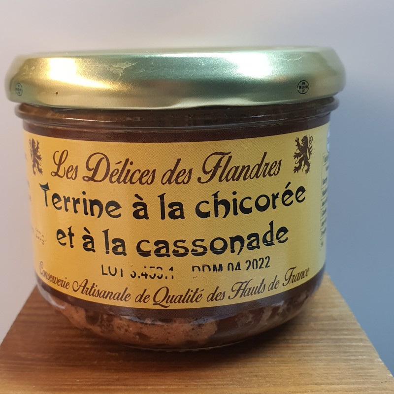 TERRINE A LA CHICOREE Lutin ET A LA CASSONADE 130GR _ LDF