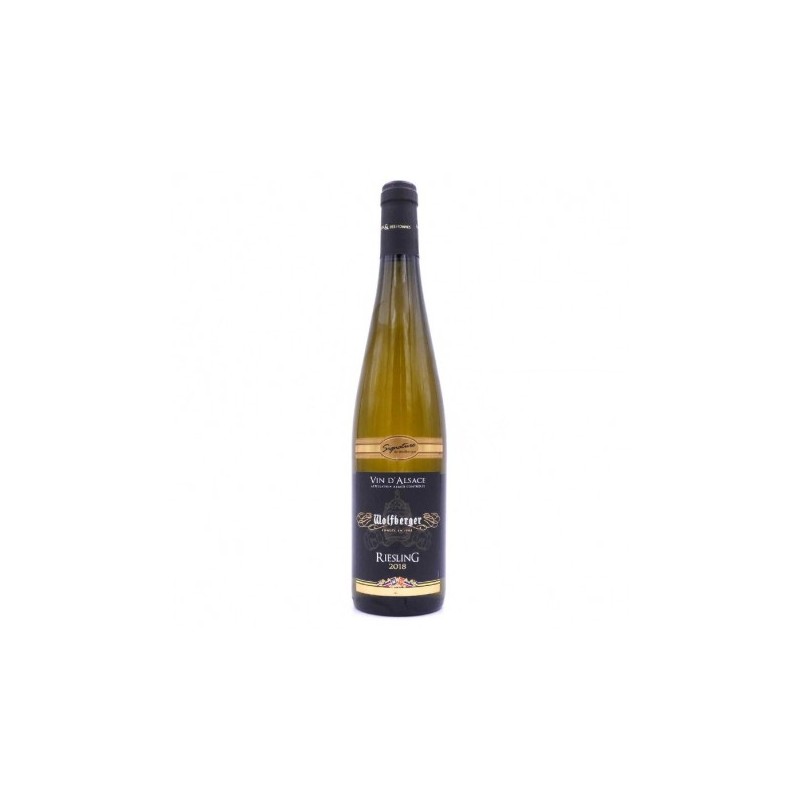 RIESLING Blanc  ALSACE WOLFBERGER Signature 75cl  12.5°