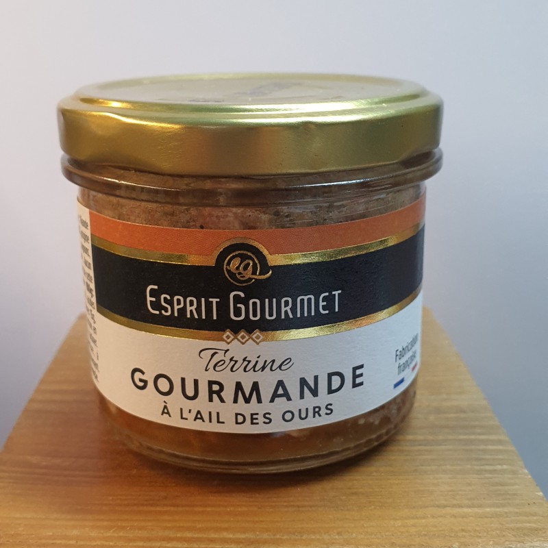 TERRINE GOURMANDE A L'AIL DES OURS 90GR _ ESPRIT GOURMET