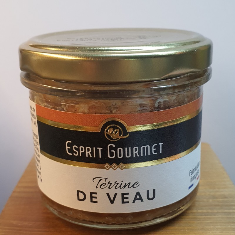 TERRINE DE VEAU AUX CEPES BOCAL 90gr _ Esprit Gourmet
