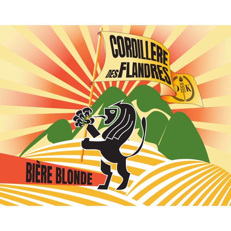 CORDILLERE DES FLANDRES Bière Blonde _ 75cl / 7°
