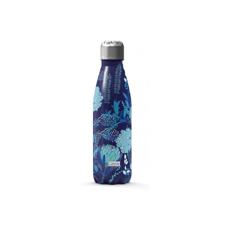 BOUTEILLE ISOTHERME I Drink BLUE FLOWERS ID027 _ 500ML