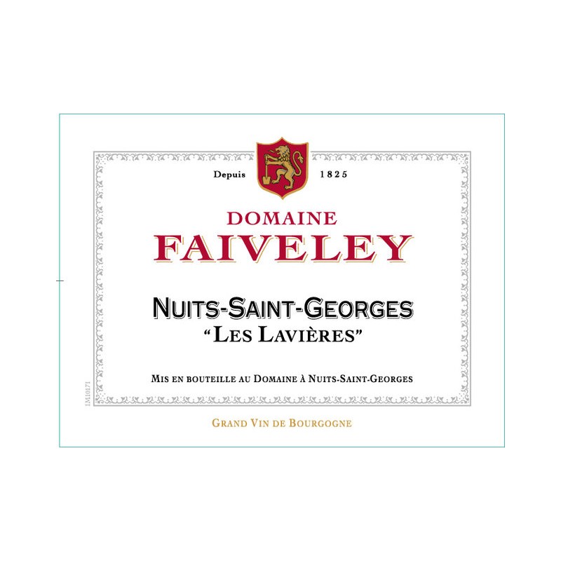 NUITS St G. "Les Lavieres" 2019 D.FAIV. _BOURGOGNE 75CL