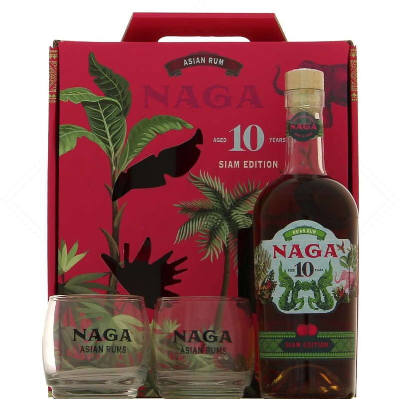 NAGA Edition SIAM Coffret + 2 verres _ 70cl/40°