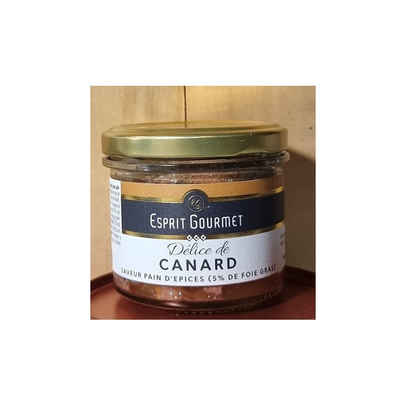 DELICE DE CANARD Saveur Pain d'Epices 90gr _ Esprit Gourmet