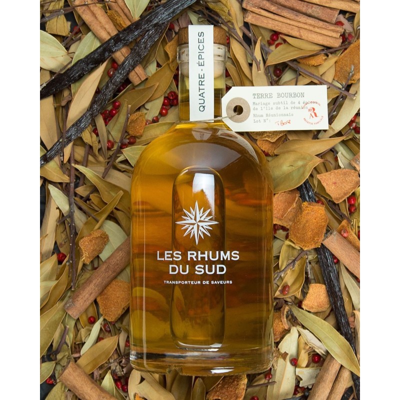 TERRE- BOURBON _  LES RHUMS DU SUD  175CL  30°