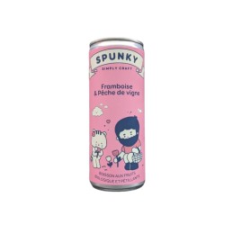 SPUNKY Framboise Pèche 25cl