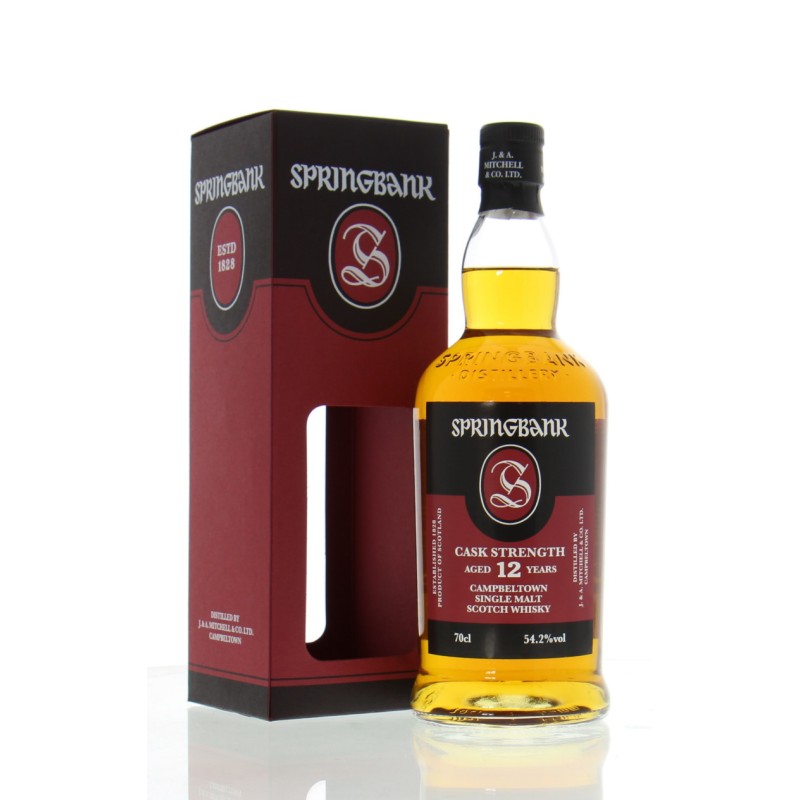 SPRINGBANK 12 ANS Brut de Fut  70CL / 54.1°