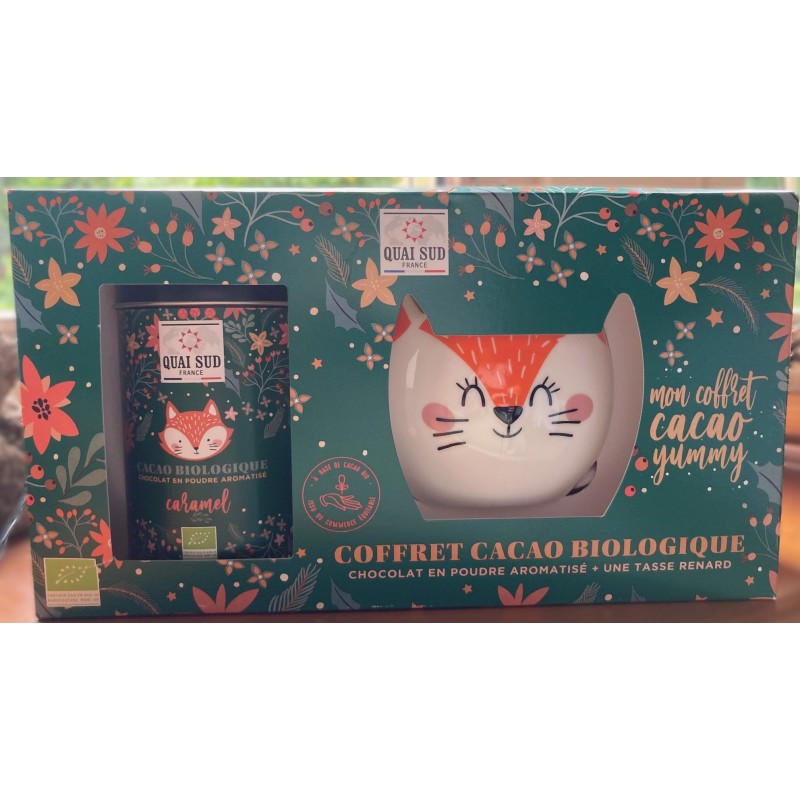 COFFRET CACAO BIO "RENARD" YUMMY (Caramel)