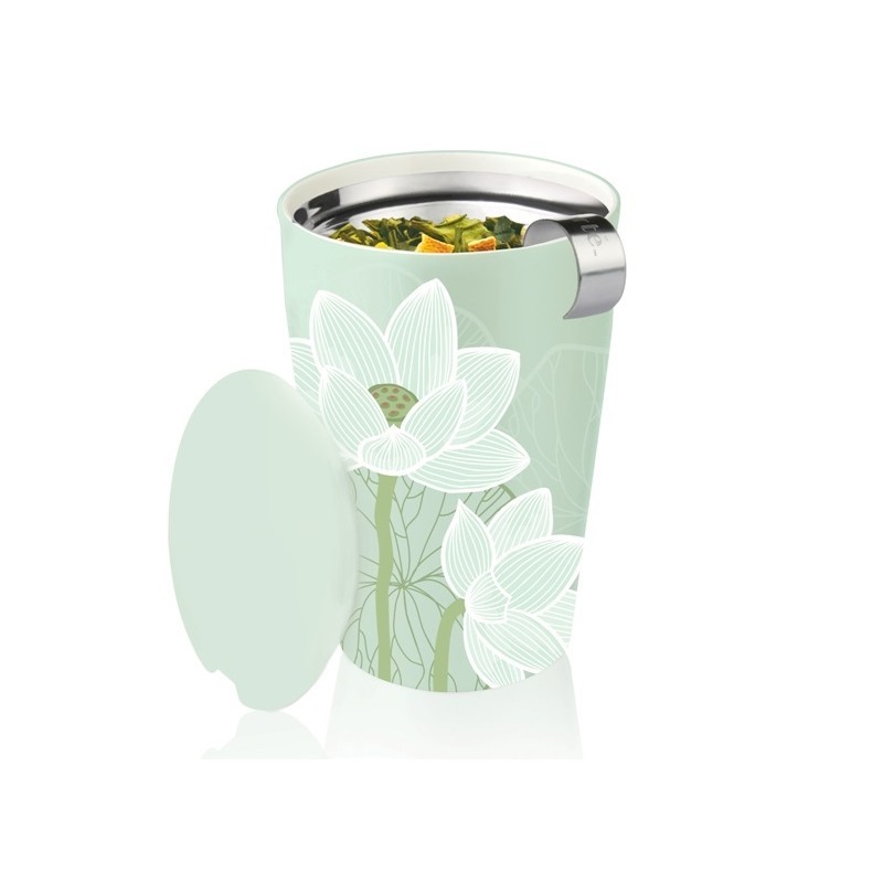 TISANIERE Porcelaine double paroi LOTUS TEA FORTE