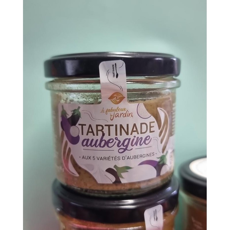 TARTINADE D'AUBERGINE BIO 90gr _ Le Fabuleux Jardin