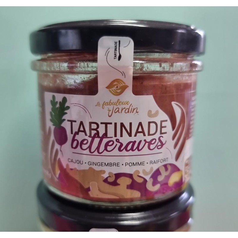 TARTINADE BETTERAVES BIO 90gr _ Le Fabuleux Jardin