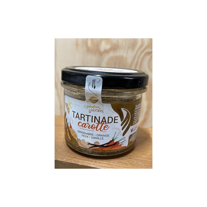 TARTINADE CAROTTE BIO 90gr_Le Fabuleux Jardin