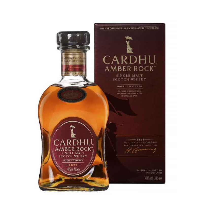 CARDHU  Amber Rock  ETUIT  _ 70CL 40°