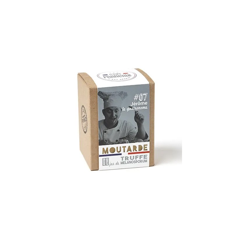 MOUTARDE Aromatisée au Jus de Truffe 180gr Quai Sud