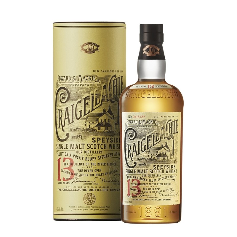 CRAIGELLACHIE 13 ANS _ 70CL / 46°