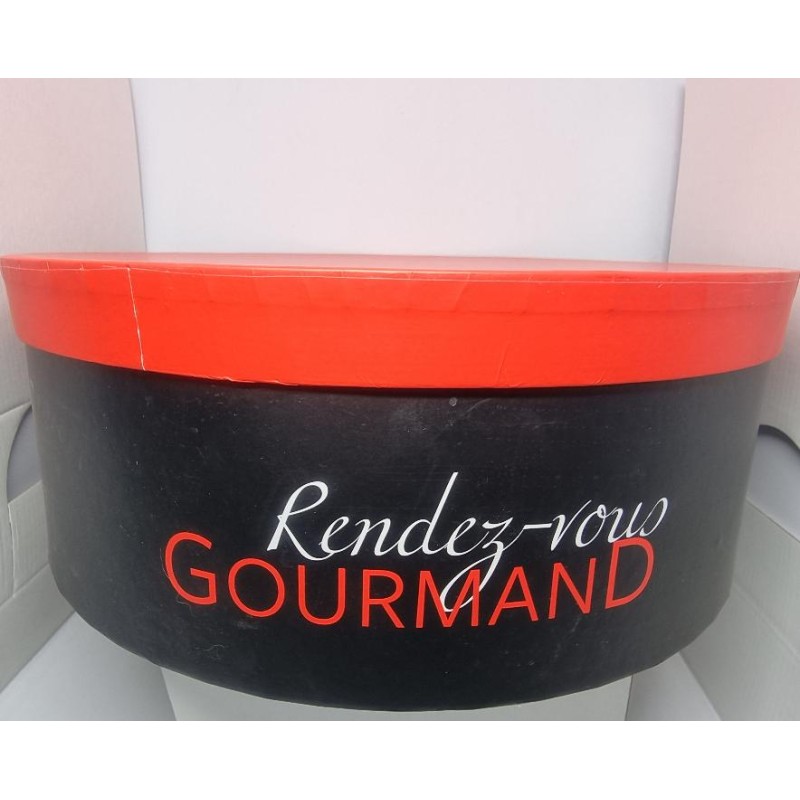 BOITE A CHAPEAU "Rendez Vous Gourmand" D30x11