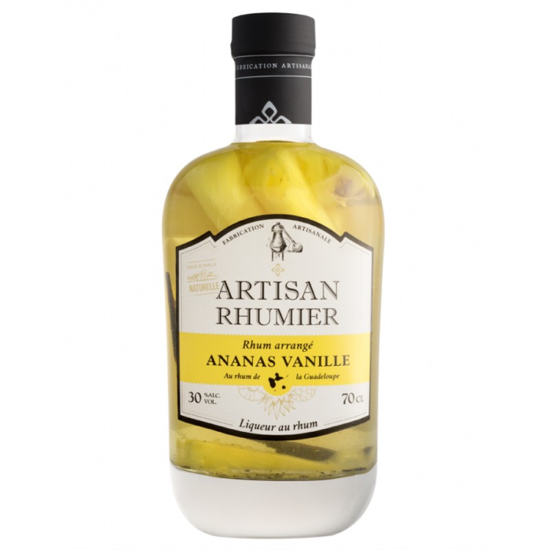 ANANAS VANILLE Rhum Arrangé - Artisan Rhumier _  70cl / 30°