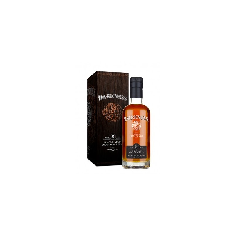 DARKNESS 8 ANS SINGLE MALT  70CL 48°