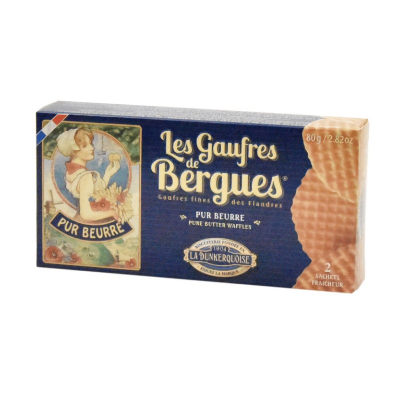 GAUFRES de BERGUES Pur Beurre 80GR