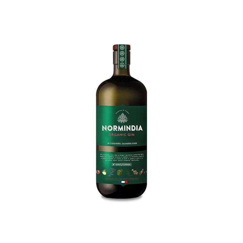 NORMINDIA  GIN Biologique   _ 41.4° / 70cl