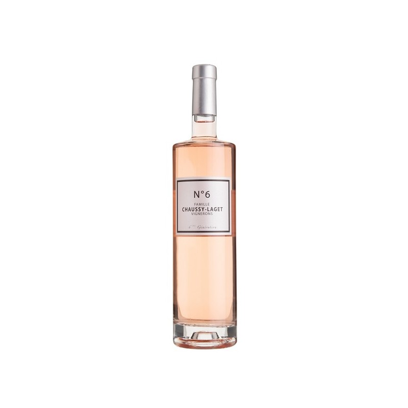 N°6 FAMILLE CHAUSSY LAGET _ VDF  Rosé 2021 BIO 75cl