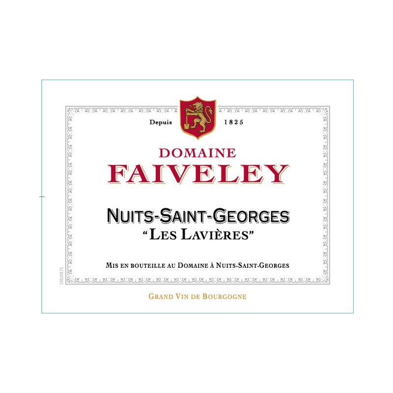 NUITS St G. "Les Lavieres" 2018 D.FAIV. _BOURGOGNE 75CL