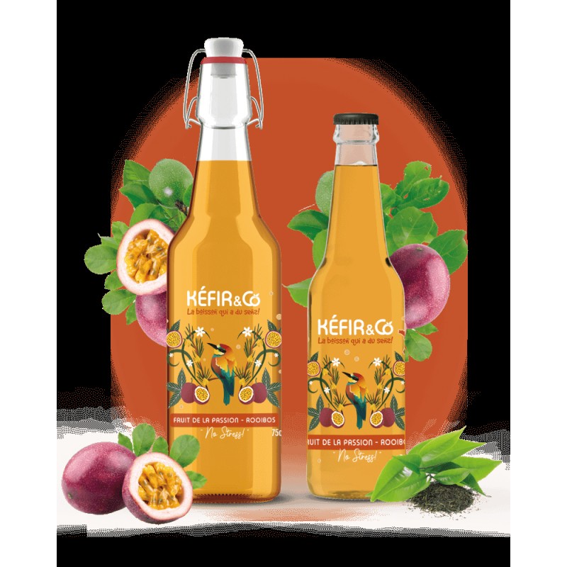 KEFIR DE FRUITS Passion Rooibos BIO 33cl