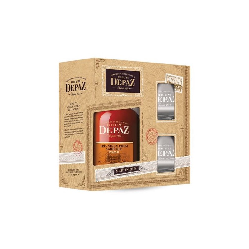 DEPAZ VSOP SPE RESERVE 7ANS COFF 2V, 70cl  45°