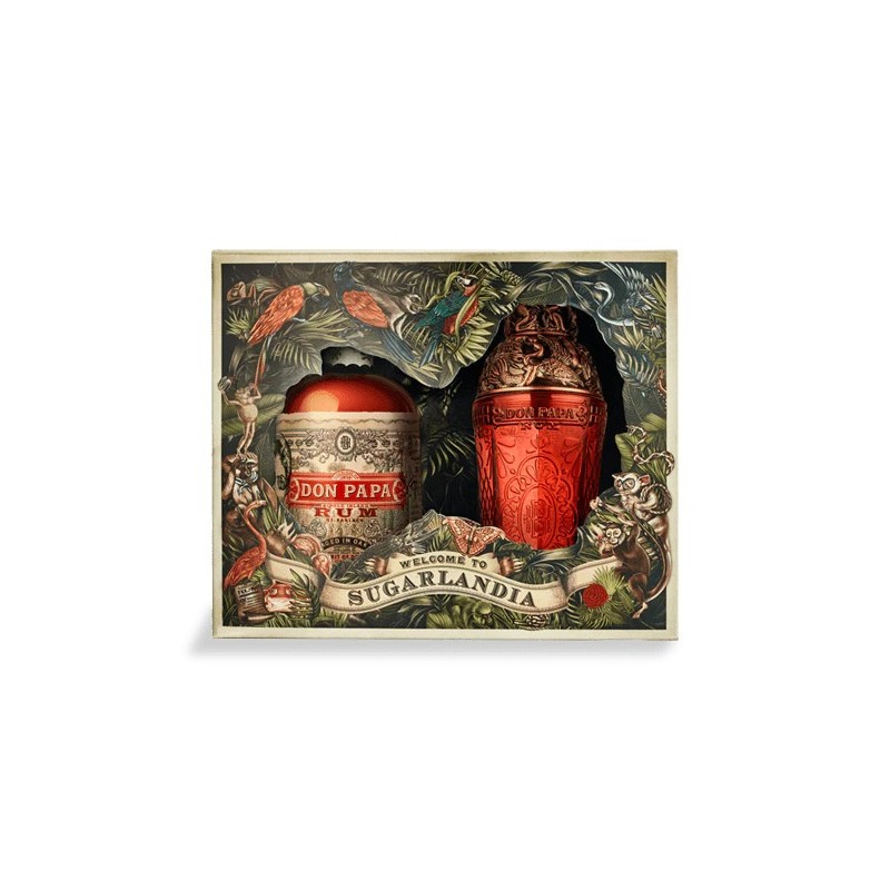 DON PAPA 7 ans Coffret Shaker  _ 70cl  40°