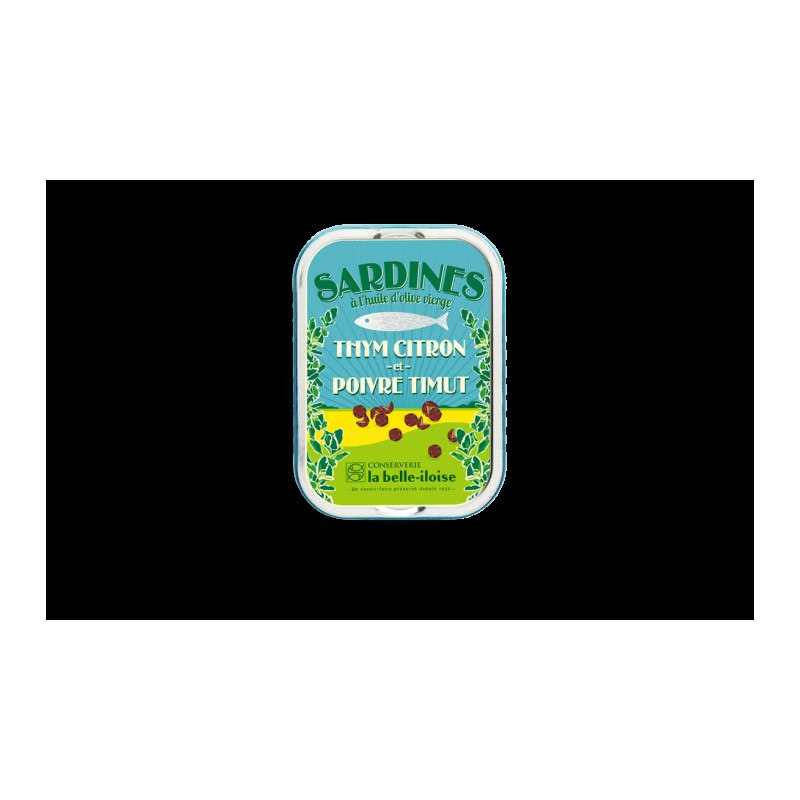 SARDINES Thym et Poivre de Timut 115GR _  La Belle Iloise