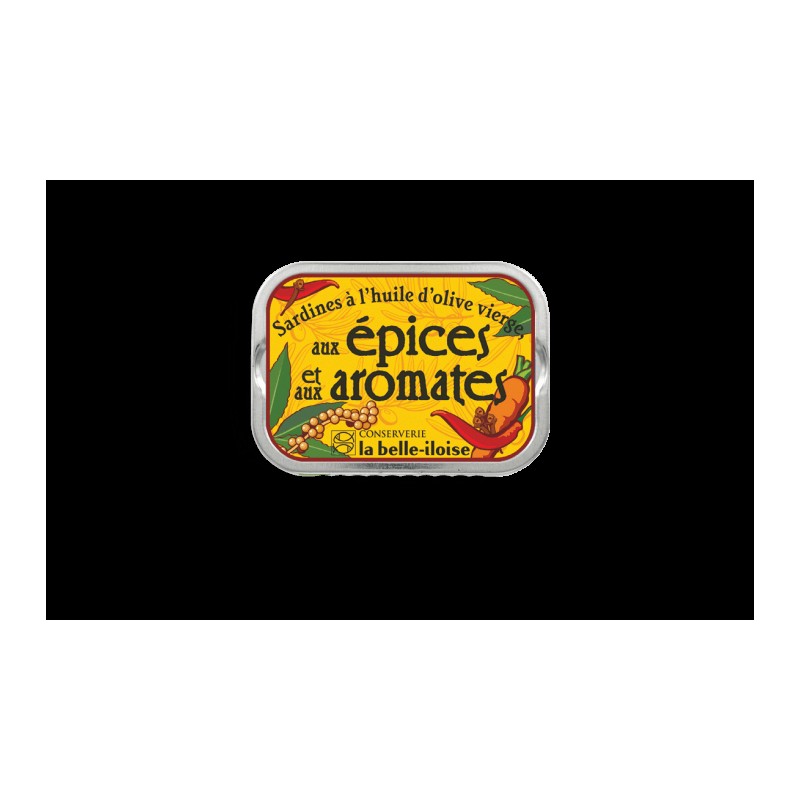 SARDINES aux Epices et Aromates 115 Gr _ La Belle Iloise