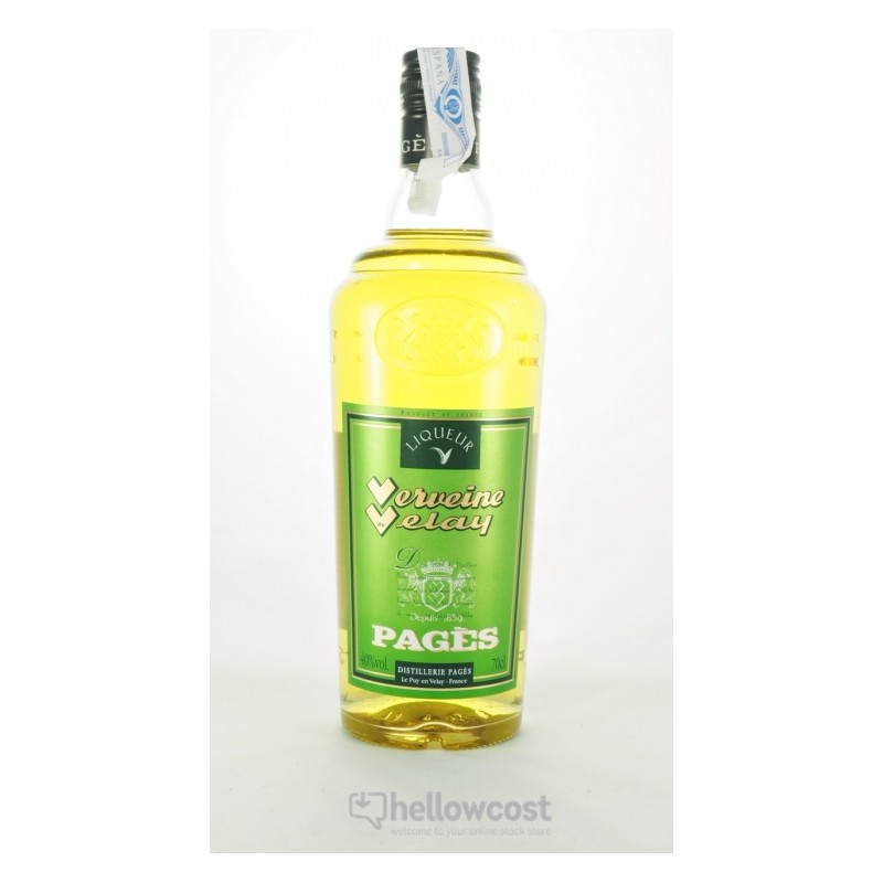 VERVEINE JAUNE du Velay PAGES Liqueur 70cl / 40°