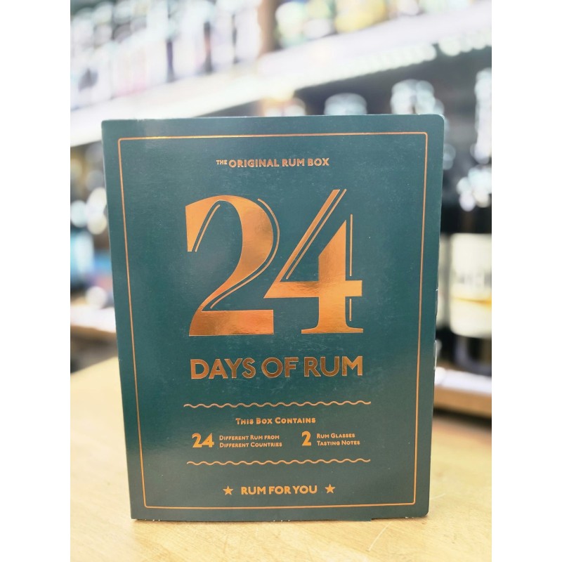 24 Days of Rhum Calendar Green Edition 24x2cl + 2 verres