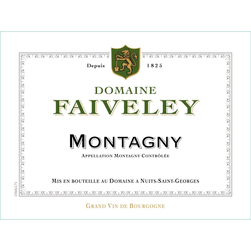 MONTAGNY  Blanc 2017 _ Dom FAIVELEY  75CL