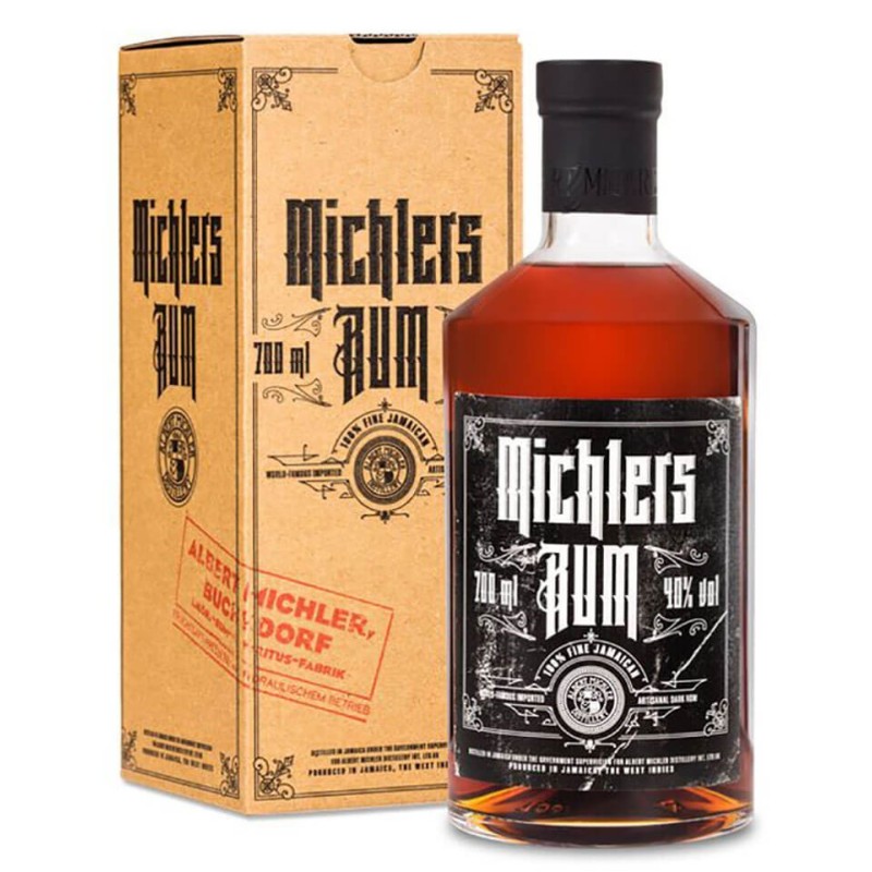 MICHLER'S JAMAICAN ARTISANAL DARK RUM 70CL  40°