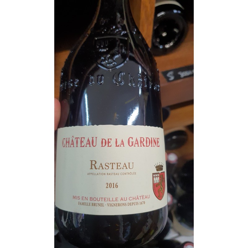 RASTEAU Cht DE LA GARDINE 2016  / 3 L _  CDR Rouge  3L