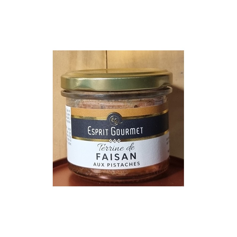 TERRINE DE FAISAN aux Pistaches BOCAL 90GR _ E G