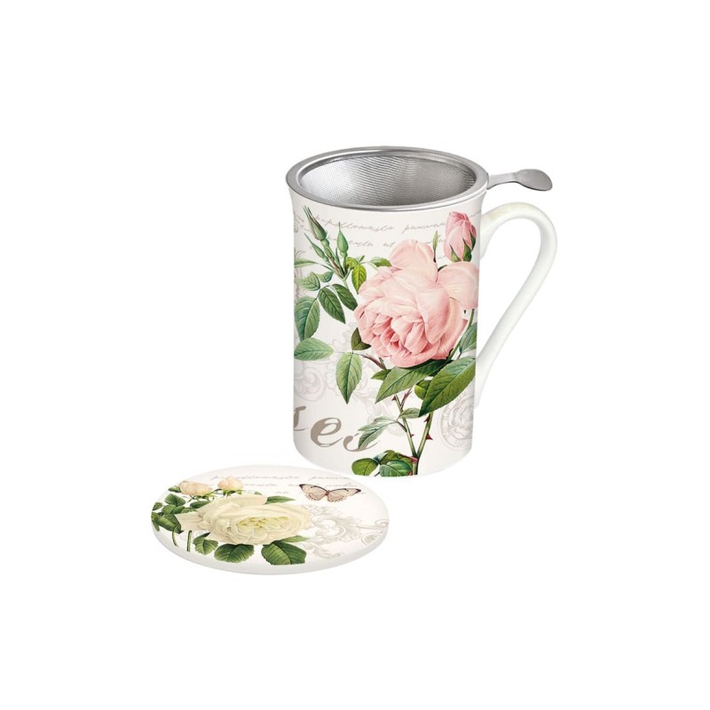 Tisanière porcelaine 350ml Collection Jardin