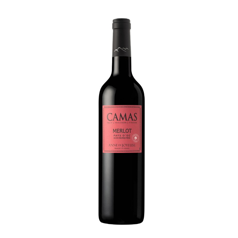 Camas MERLOT Anne de Joyeuse _ IGP Vin de Pays d'Oc Rouge 75