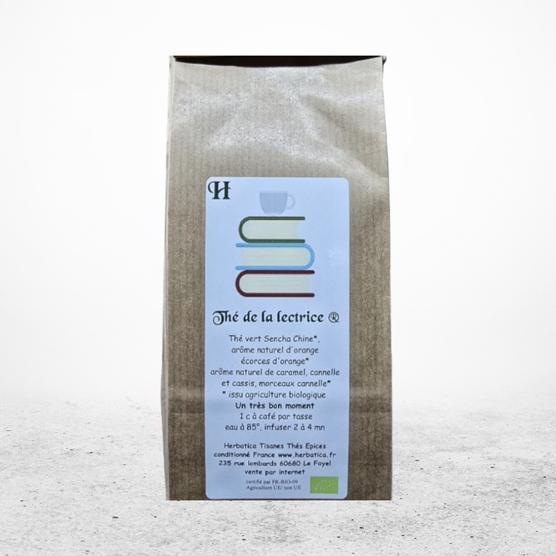 THES HERBATICA Thé vert de la Lectrice Sachet Vrac 80gr