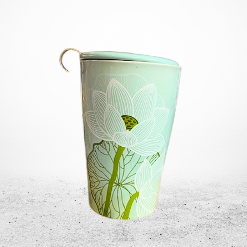 TISANIERE Porcelaine double paroi LOTUS TEA FORTE