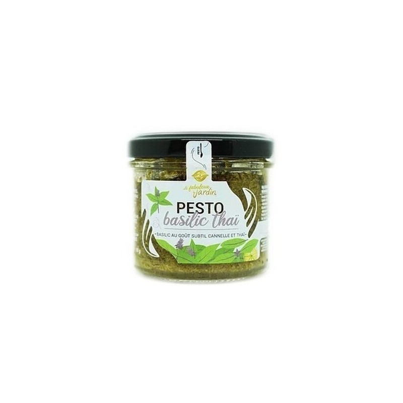 PESTO BASILIC THAI BIO 90gr _ Le Fabuleux Jardin