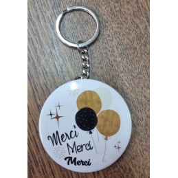 PORTE CLEF / MIROIR "Merci"...