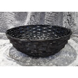 PANIER ROND BAMBOU BLACK...