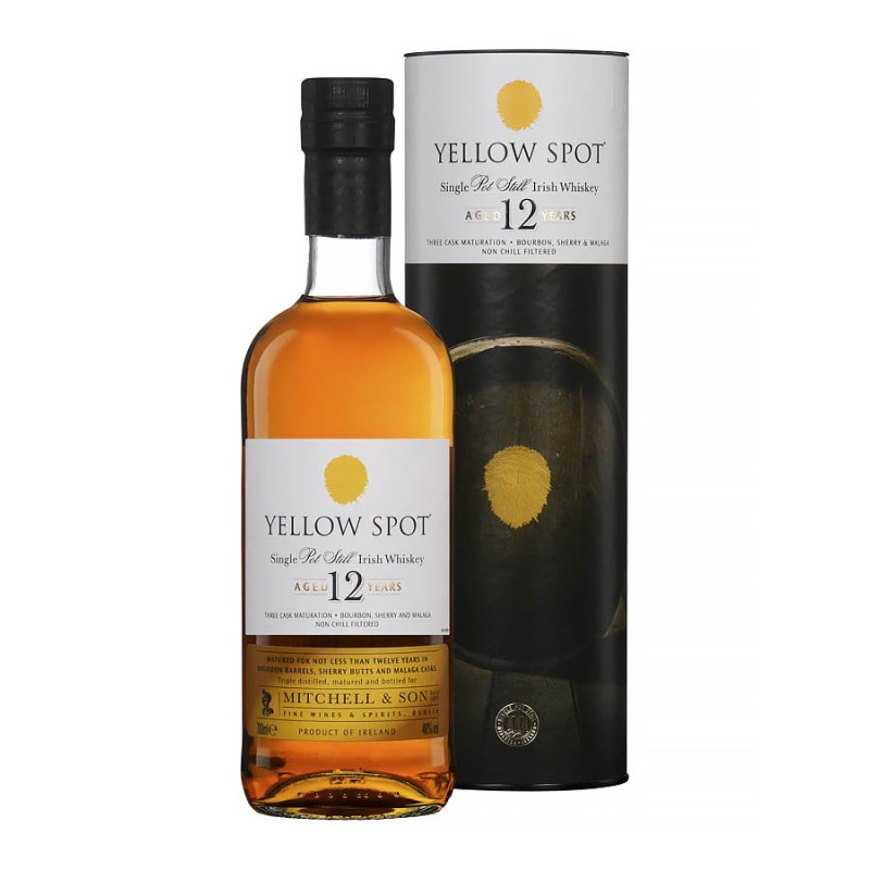 YELLOW SPOT 12 Ans Single Pot Still (étuit) _  70CL 46°